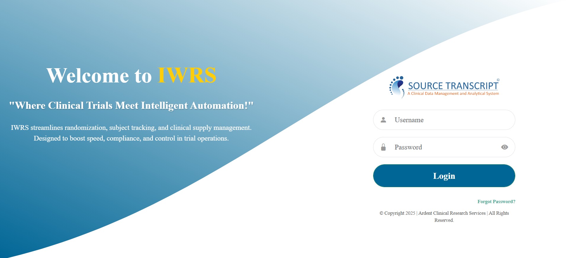 IWRS System - ACRS